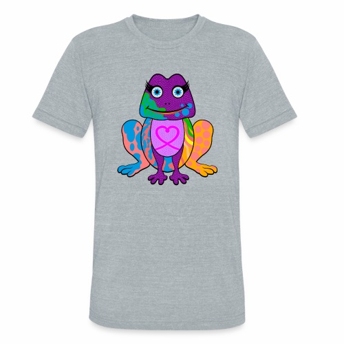 I heart froggy - Unisex Tri-Blend T-Shirt