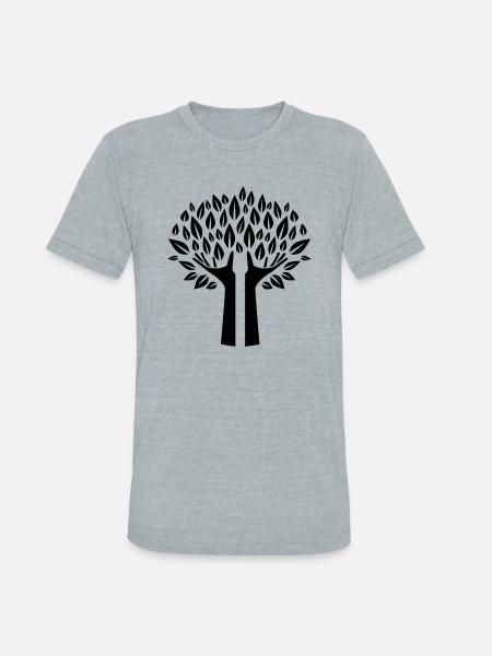 conservation of nature - Unisex Tri-Blend T-Shirt - heather grey