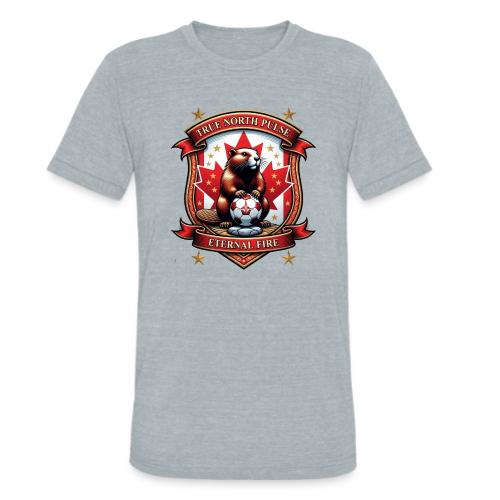 Canada Beaver Crest T-Shirt, Pride Badge Gift - Unisex Tri-Blend T-Shirt