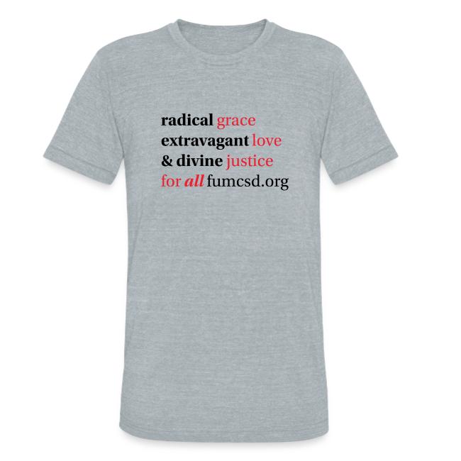 Grace. Love. Justice. serif font