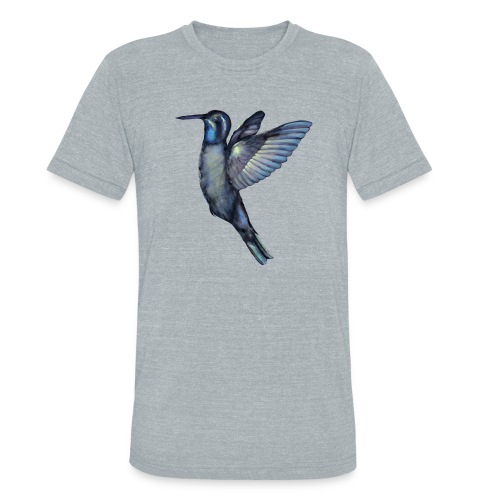 Hummingbird in flight - Unisex Tri-Blend T-Shirt