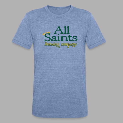 All Saints Logo Full Color - Unisex Tri-Blend T-Shirt