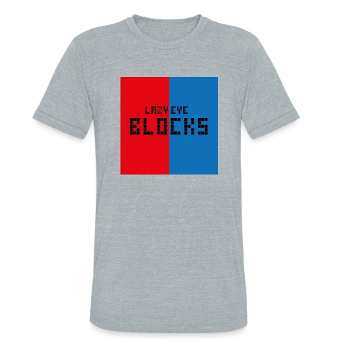Lazy Eye Blocks - Unisex Tri-Blend T-Shirt
