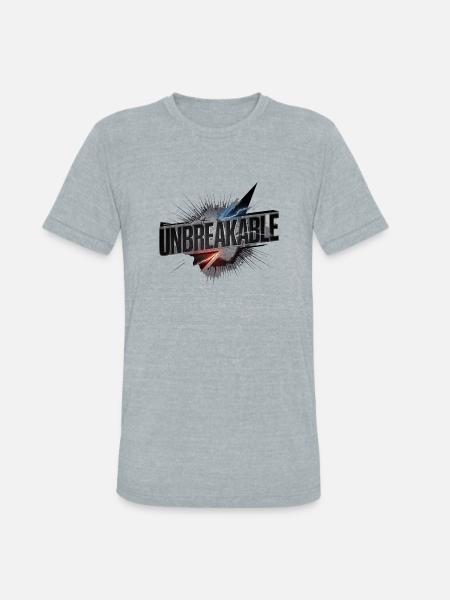 unbreak able - Unisex Tri-Blend T-Shirt - heather grey