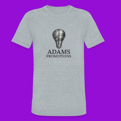 Adams Promotions Brushed Steel light Logo - Unisex Tri-Blend T-Shirt