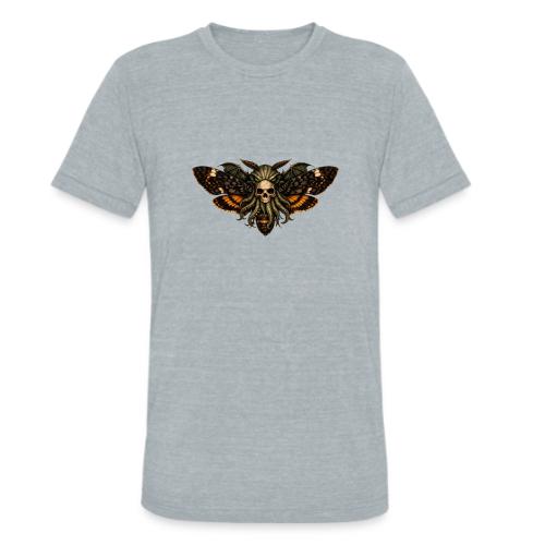Cthulhu Moth Skull - Unisex Tri-Blend T-Shirt