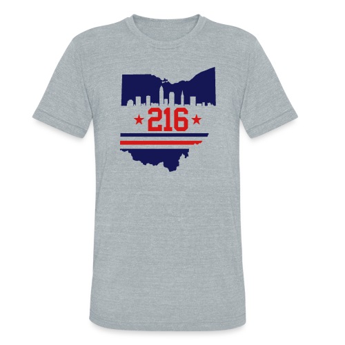 Cleveland 216 - Unisex Tri-Blend T-Shirt