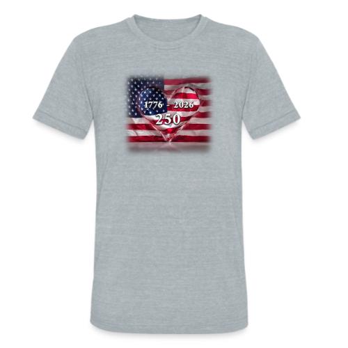 1776-2026 | 250 Years USA - Unisex Tri-Blend T-Shirt