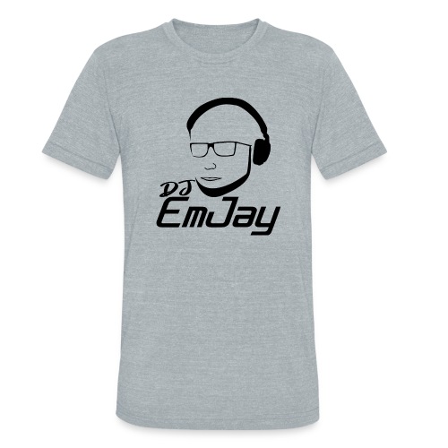 DJ EmJay Logo - Unisex Tri-Blend T-Shirt