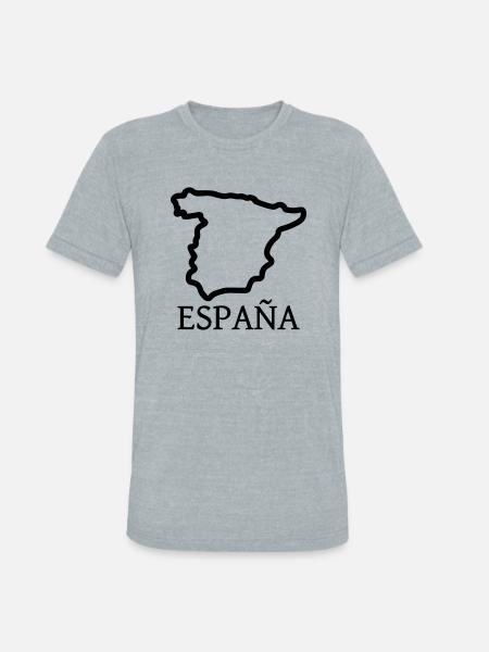 espana - Unisex Tri-Blend T-Shirt - heather grey