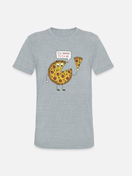 Slice Of Life - Unisex Tri-Blend T-Shirt - heather grey