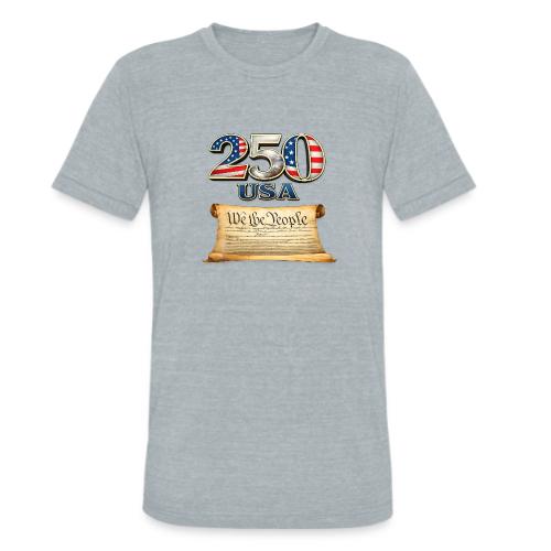 250th anniversary celebration of America - Unisex Tri-Blend T-Shirt