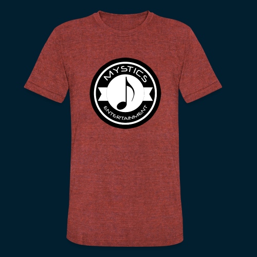 mystics_ent_black_logo - Unisex Tri-Blend T-Shirt