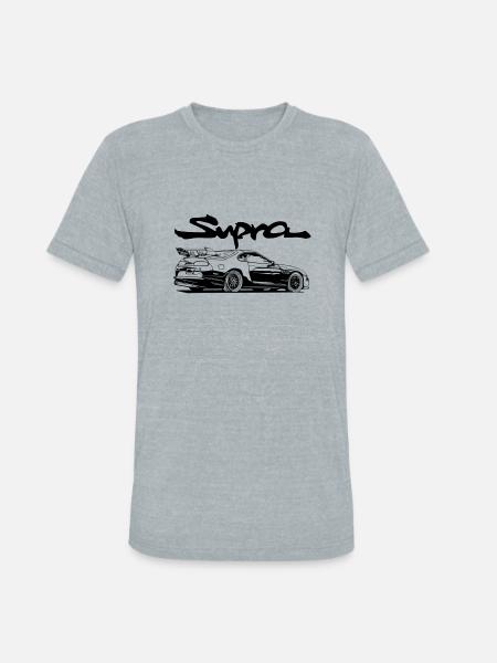 Toyota Supra - Unisex Tri-Blend T-Shirt - heather grey