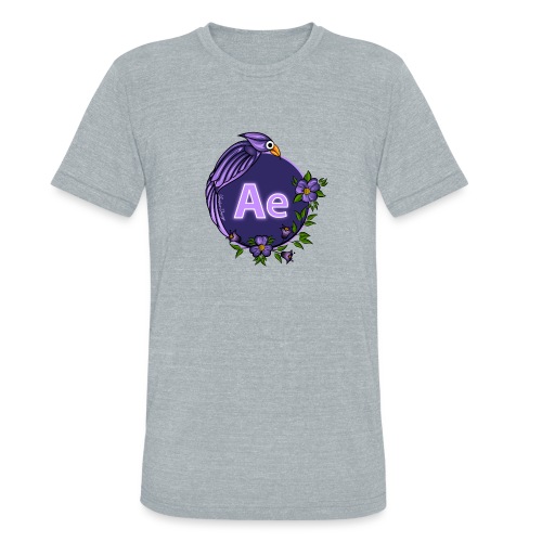New AE Aftereffect Logo 2021 - Unisex Tri-Blend T-Shirt