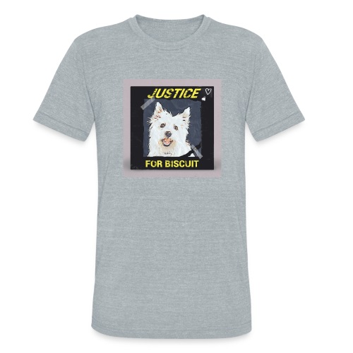 Justice For Biscuit - Unisex Tri-Blend T-Shirt