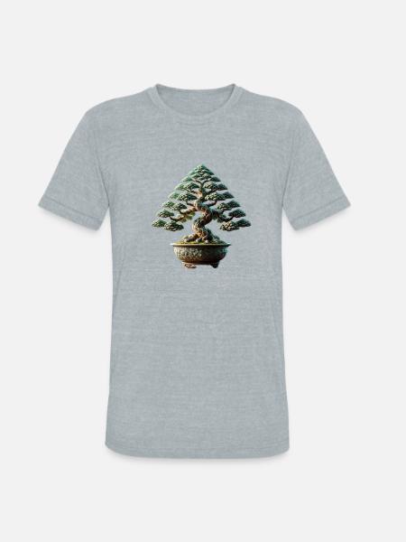 Bonsai - Unisex Tri-Blend T-Shirt - heather grey