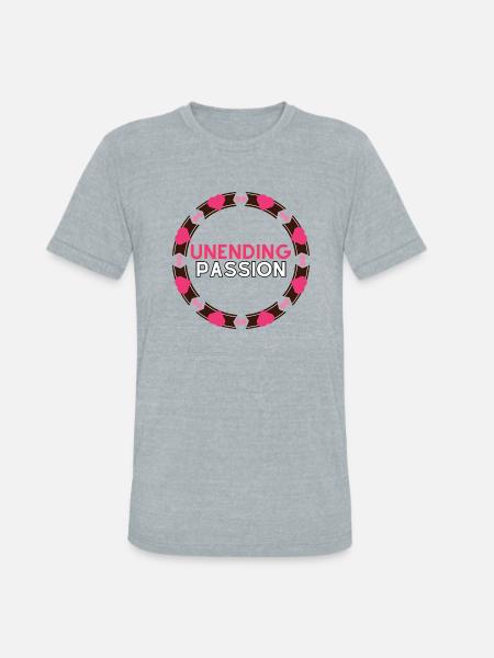 Unending Passion - Unisex Tri-Blend T-Shirt - heather grey