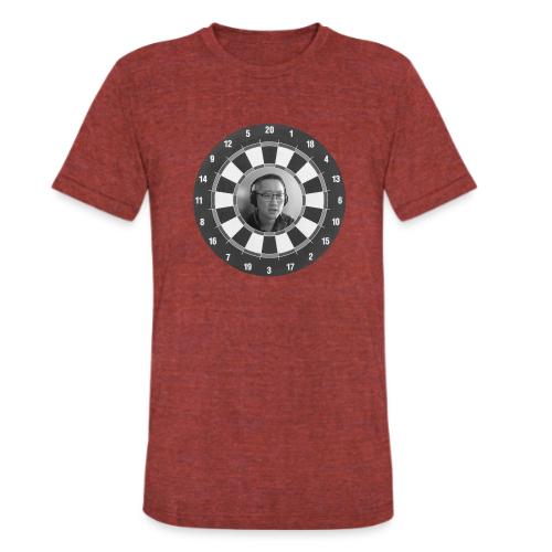 Producer Jay on a Dartboard - Unisex Tri-Blend T-Shirt