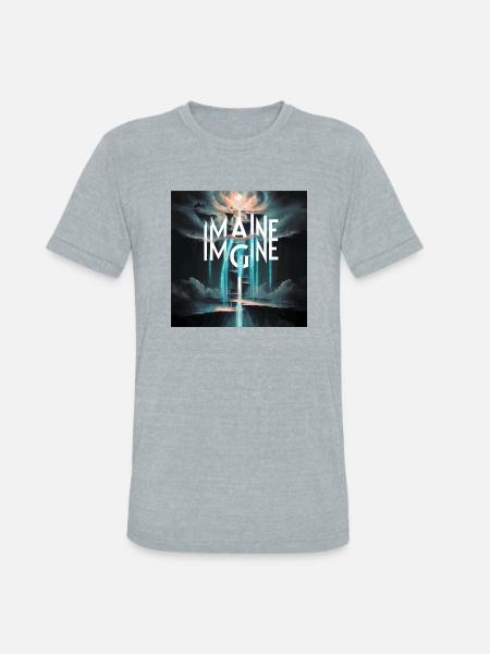Imagine - Unisex Tri-Blend T-Shirt - heather grey
