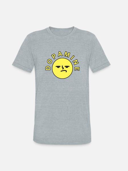 DOPAMINE - Unisex Tri-Blend T-Shirt - heather grey