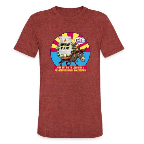 JUST SAY NO TO LOBBYIST MULES - Unisex Tri-Blend T-Shirt
