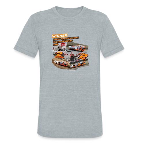 Rob Trent Eldora Speedway FFN#1 Design 1 - Unisex Tri-Blend T-Shirt