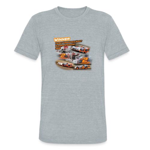 Rob Trent Eldora Speedway FFN#1 Design 2 - Unisex Tri-Blend T-Shirt