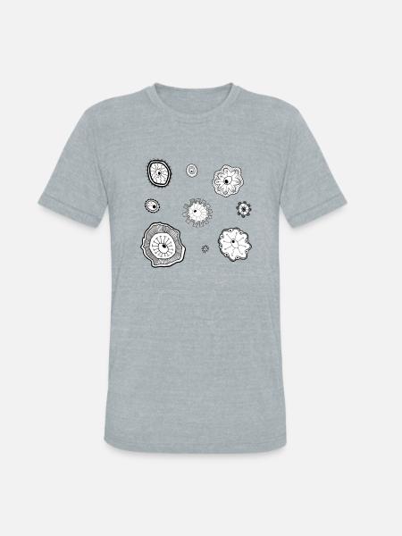 Single Cell Paramecium - Unisex Tri-Blend T-Shirt - heather grey