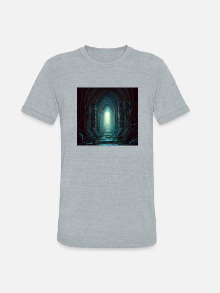 Secret gate - Unisex Tri-Blend T-Shirt - heather grey