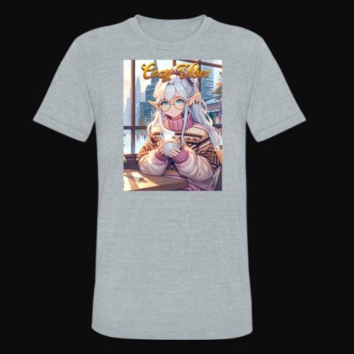 Cozy Cafe Vibes - Unisex Tri-Blend T-Shirt