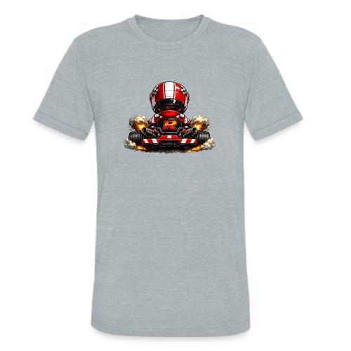 Carcadelogoracerback - Unisex Tri-Blend T-Shirt