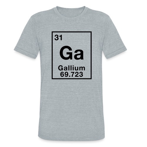 Gallium - Unisex Tri-Blend T-Shirt
