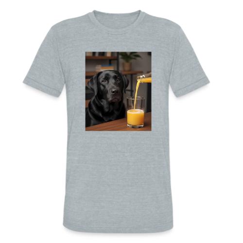 Golden Retriever Chill Juice Vibes - Unisex Tri-Blend T-Shirt