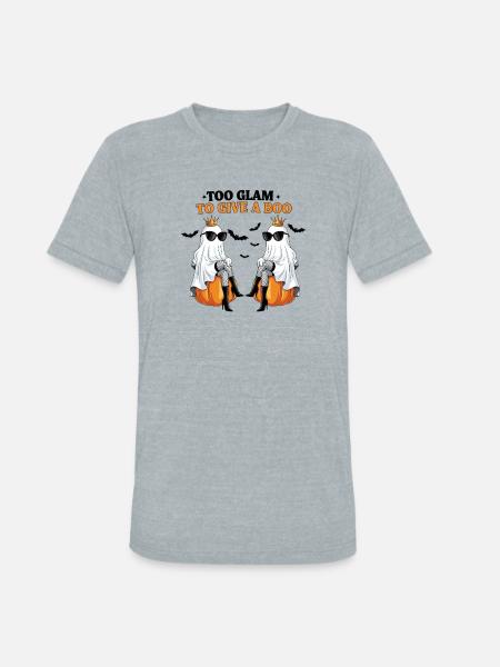 Royal Boo Doppelganger - Unisex Tri-Blend T-Shirt - heather grey