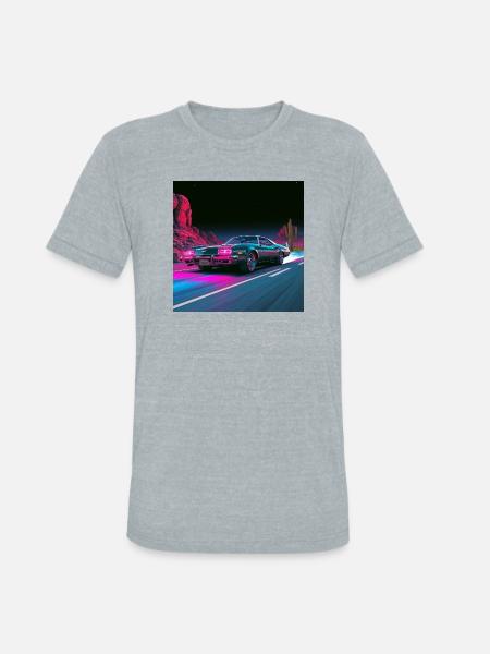Neon Velocity - Unisex Tri-Blend T-Shirt - heather grey