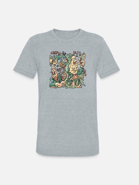 Mutation - Unisex Tri-Blend T-Shirt - heather grey