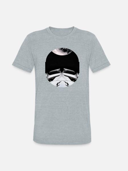 Moonlit Carfront Noir - Unisex Tri-Blend T-Shirt - heather grey