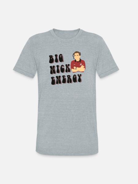 Big Nick Energy - Unisex Tri-Blend T-Shirt - heather grey