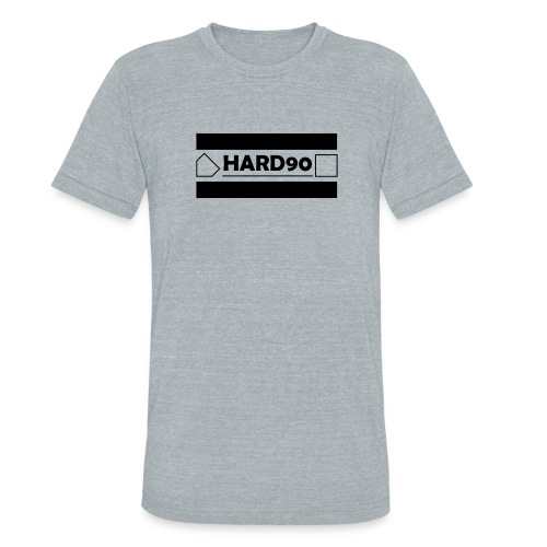 Hard 90 Logo - Unisex Tri-Blend T-Shirt
