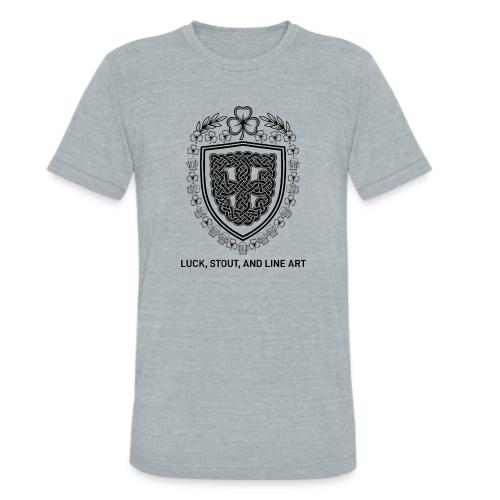 Celtic Knot T-Shirt, Symmetrical Shield - Unisex Tri-Blend T-Shirt