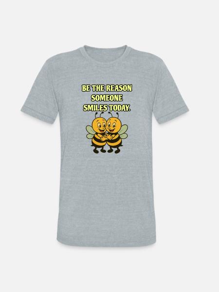 Bee The Reason - Unisex Tri-Blend T-Shirt - heather grey