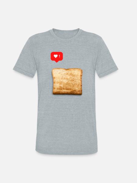 Bread Lover - Unisex Tri-Blend T-Shirt - heather grey