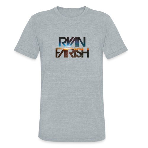 Ryan Farsh text logo - Unisex Tri-Blend T-Shirt