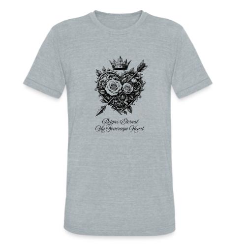 Royal Heart T-Shirt, Mug, & Leggings - Unisex Tri-Blend T-Shirt