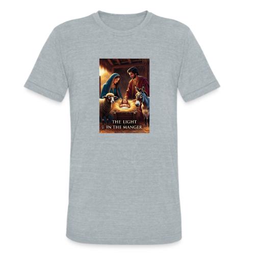 Nativity Manger T-Shirt - Unisex Tri-Blend T-Shirt