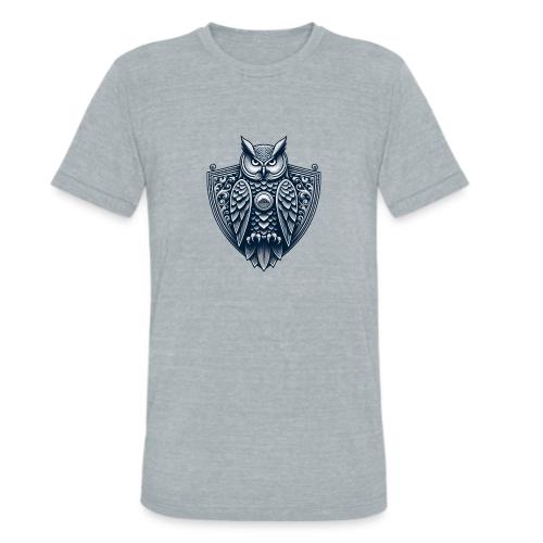 Night Watch Owl T Shirt, Sarcastic Dad Gift - Unisex Tri-Blend T-Shirt
