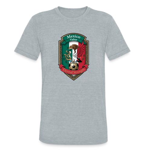 Mexico Eagle Valor T-Shirt, Pride Badge Gift - Unisex Tri-Blend T-Shirt