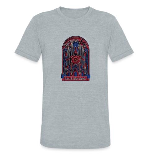 Barcelona Scarlet Pride T Shirt, Vibrant City Gift - Unisex Tri-Blend T-Shirt