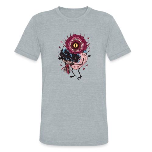 Gothic Valentine Eldritch Bloom – Dark Rom - Unisex Tri-Blend T-Shirt